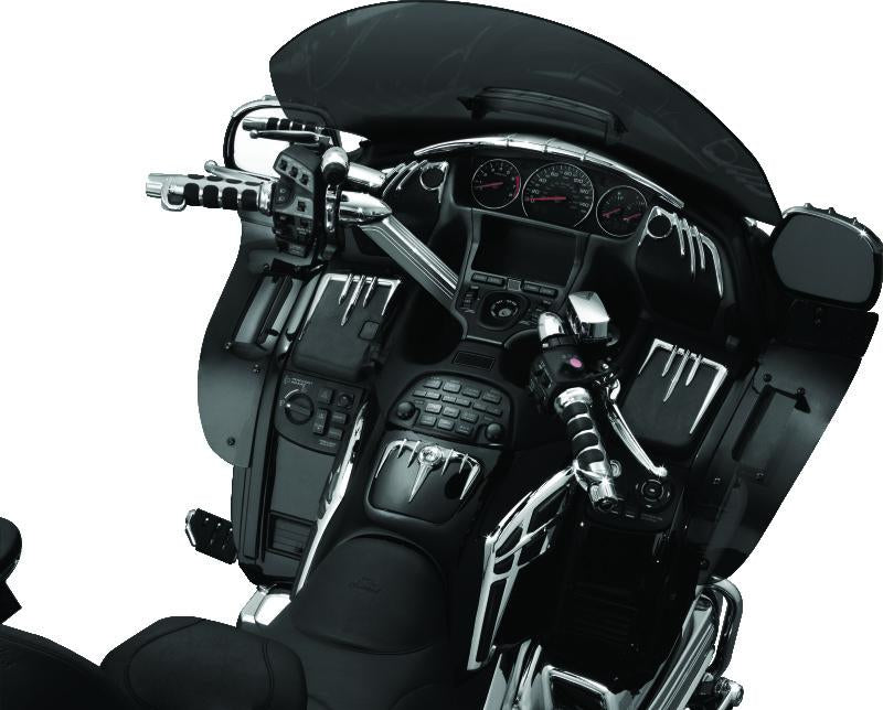 Kuryakyn ISO 鍍鉻握把｜GL1800 原廠加熱握把車型｜6183