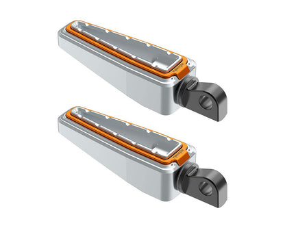 Fangster Color Collection Footpegs - Chrome Orange