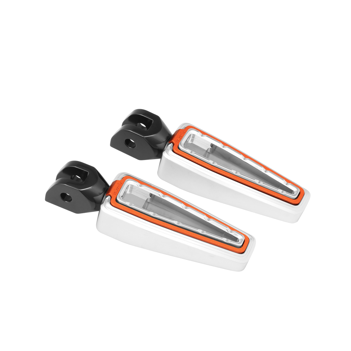 Fangster Color Collection Footpegs - Chrome Orange