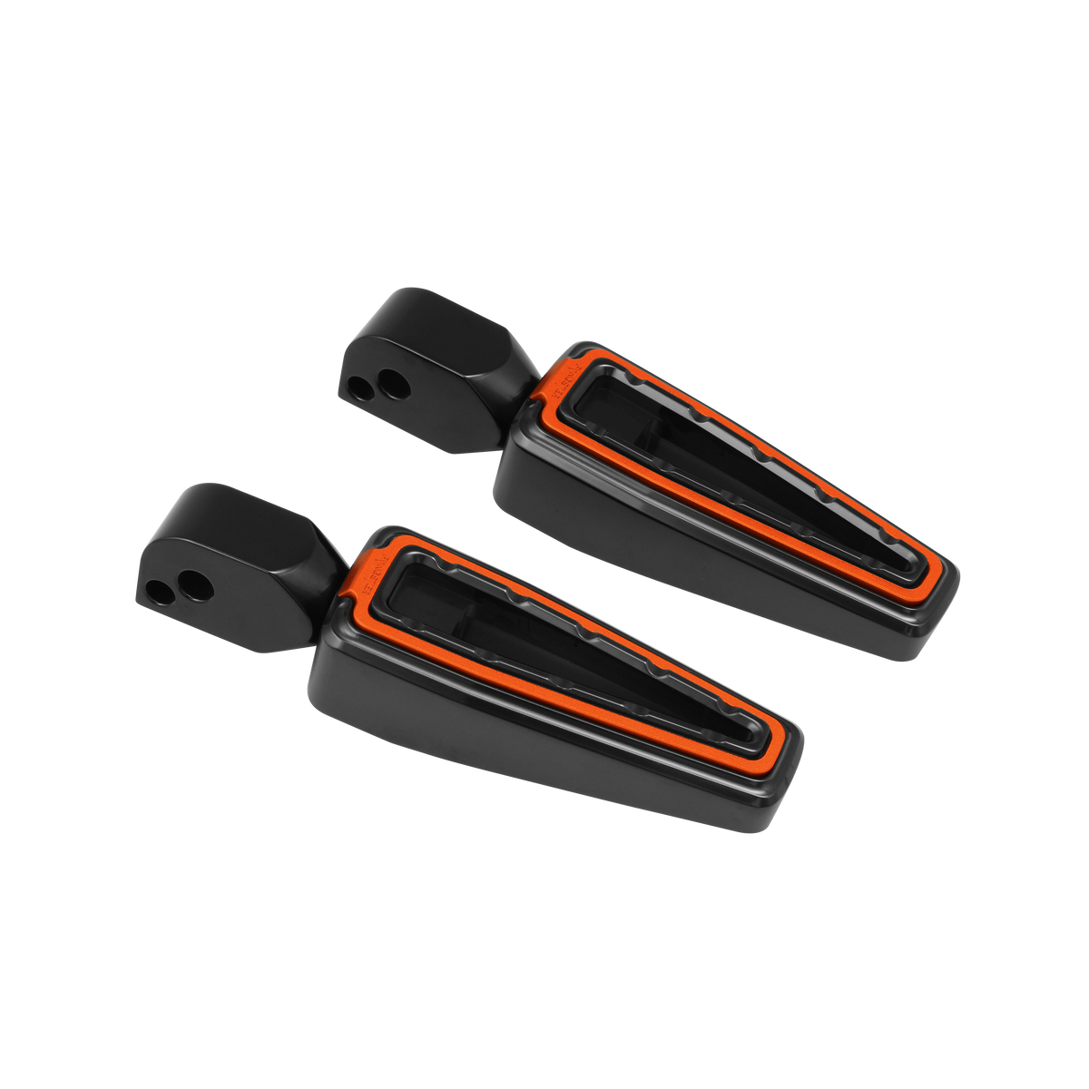 Fangster Color Collection Footpegs - Black Orange