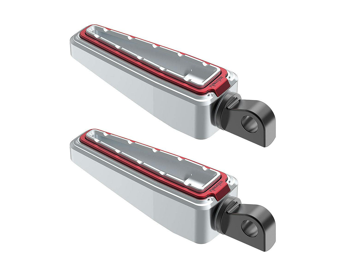 Fangster Color Collection Footpegs - Chrome Red