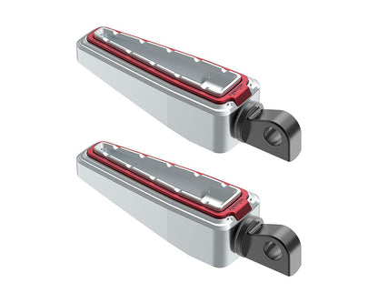 Fangster Color Collection Footpegs - Chrome Red