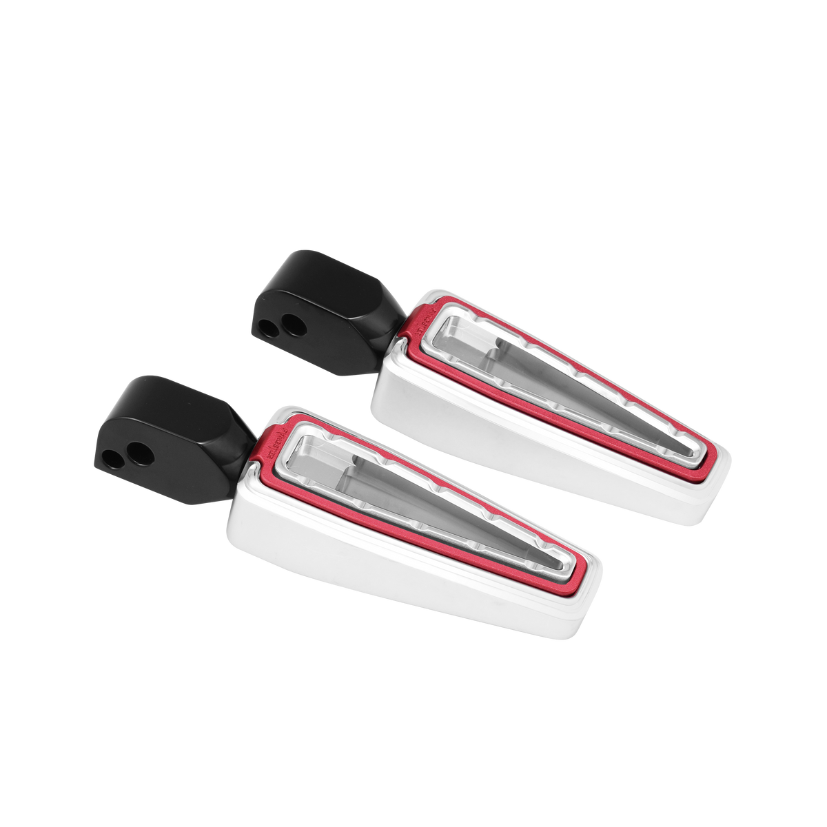 Fangster Color Collection Footpegs - Chrome Red