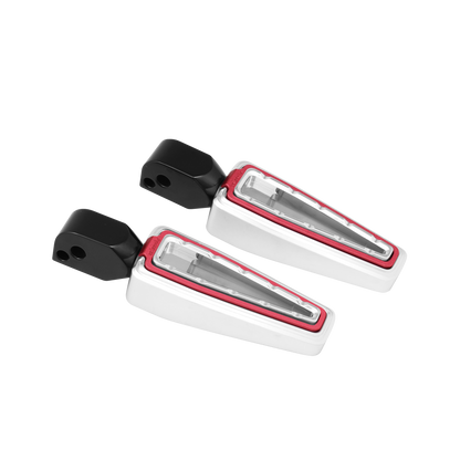 Fangster Color Collection Footpegs - Chrome Red