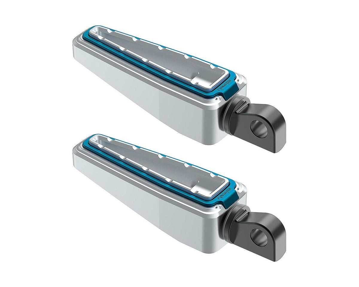 Fangster Color Collection Footpegs - Chrome Blue