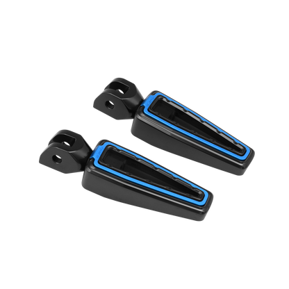 Fangster Color Collection Footpegs - Black Blue