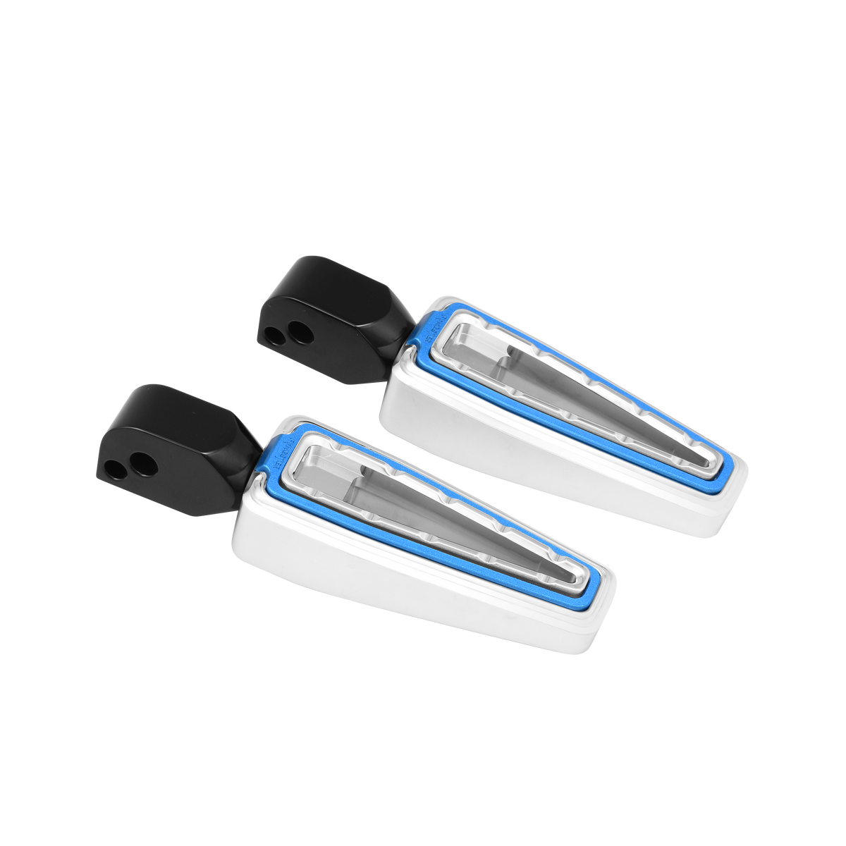 Fangster Color Collection Footpegs - Chrome Blue
