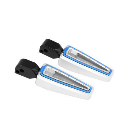 Fangster Color Collection Footpegs - Chrome Blue
