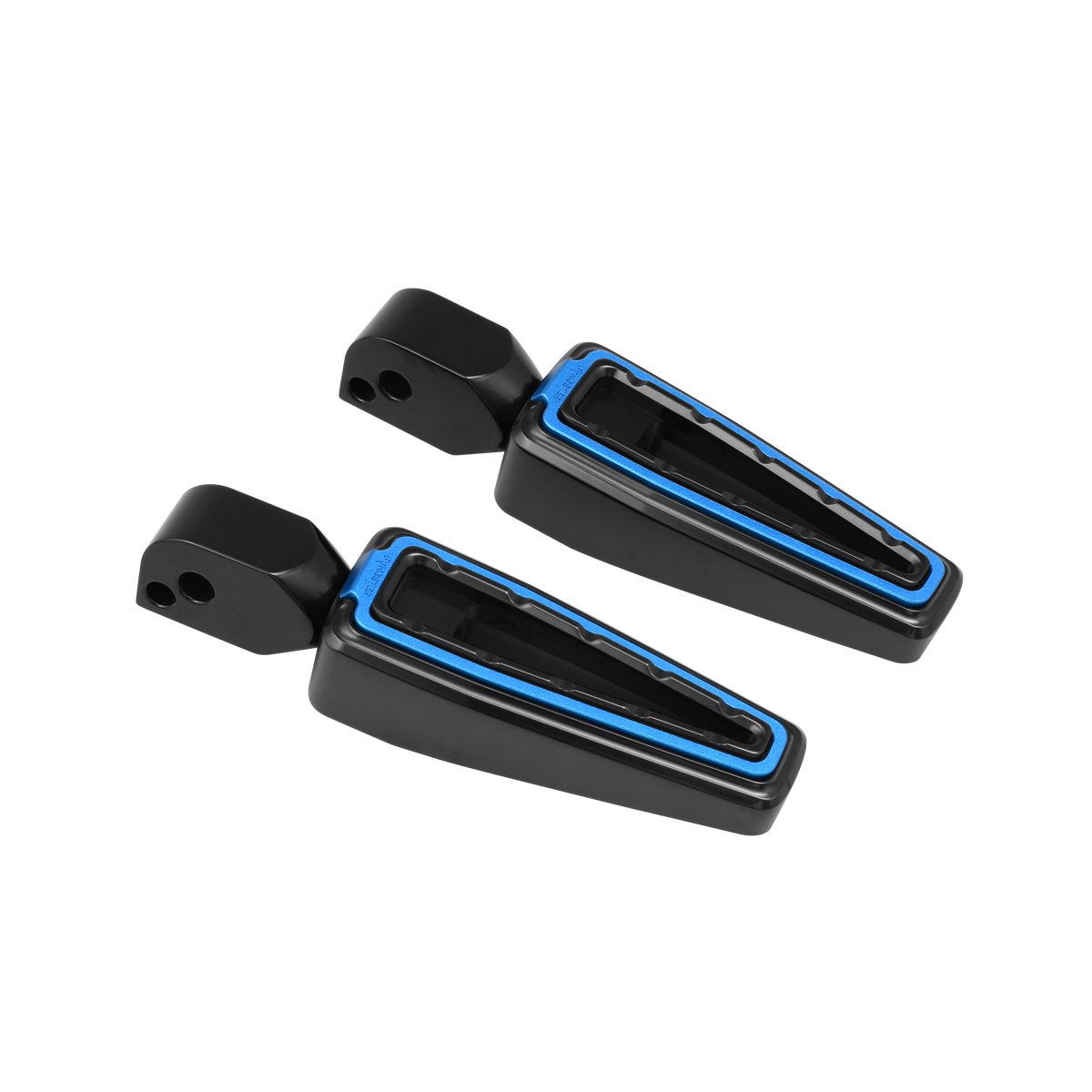 Fangster Color Collection Footpegs - Black Blue