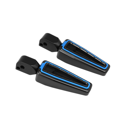 Fangster Color Collection Footpegs - Black Blue
