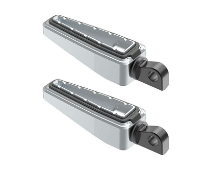 Fangster Color Collection Footpegs - Chrome Smoky