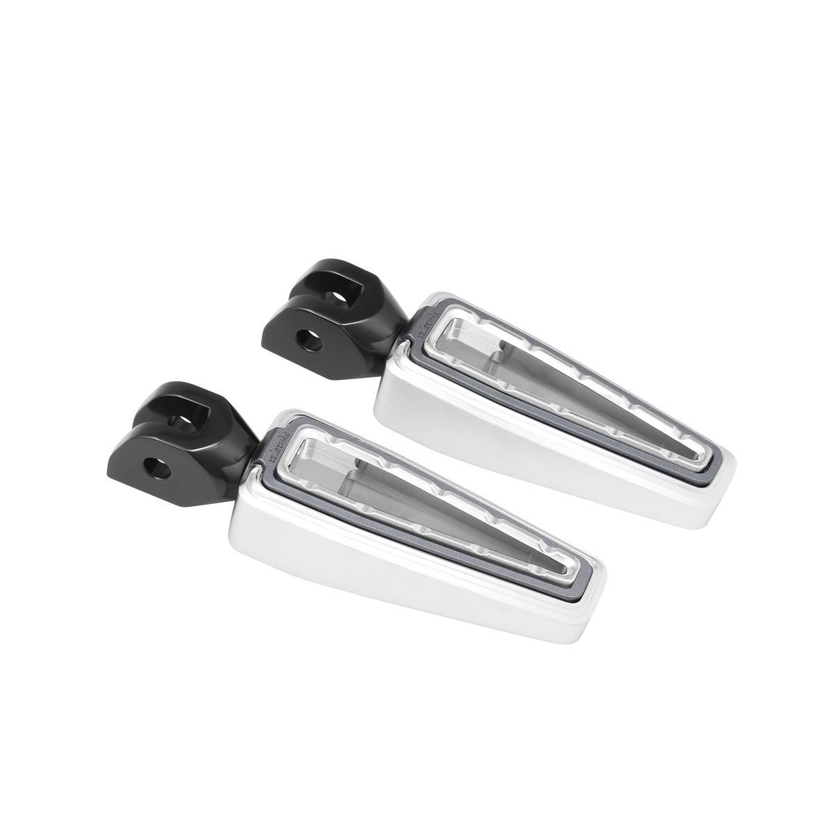 Fangster Color Collection Footpegs - Chrome Smoky
