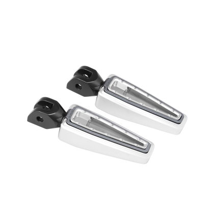 Fangster Color Collection Footpegs - Chrome Smoky