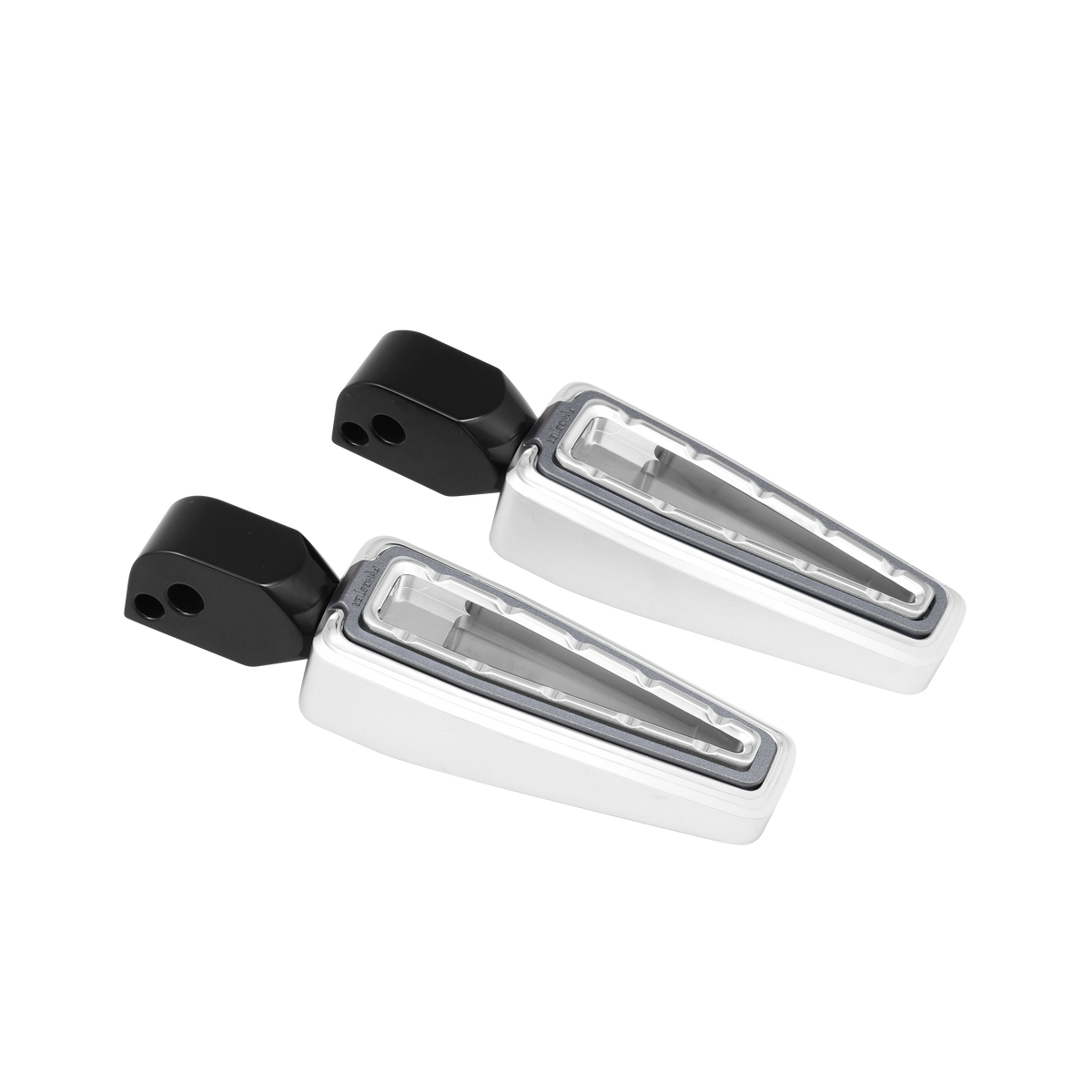 Fangster Color Collection Footpegs - Chrome Smoky
