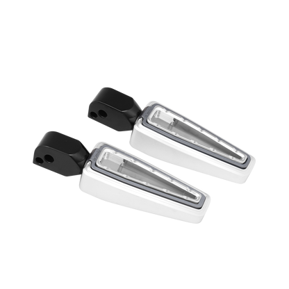 Fangster Color Collection Footpegs - Chrome Smoky