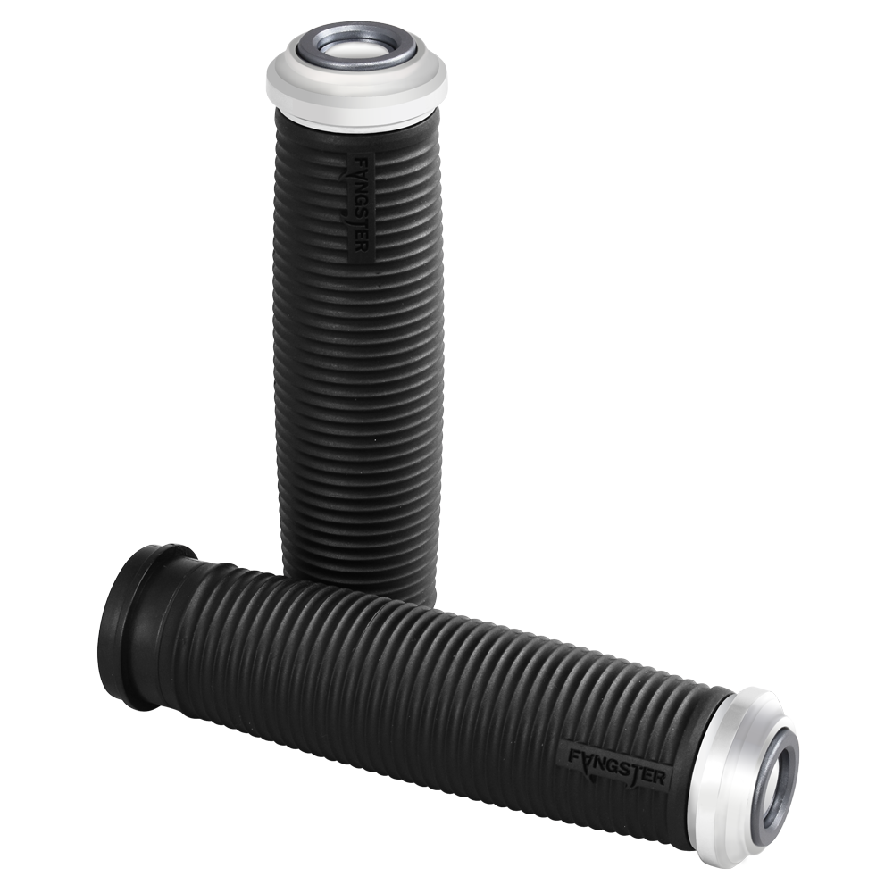 Fangster 2024+ Touring Grips - Chrome Gray - SKU 100633