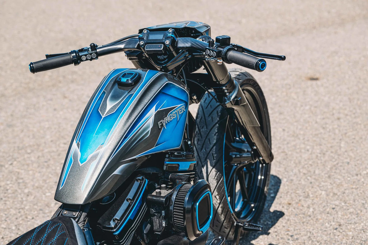 Rev Falcon cockpit, fuel tank and aero handlebar