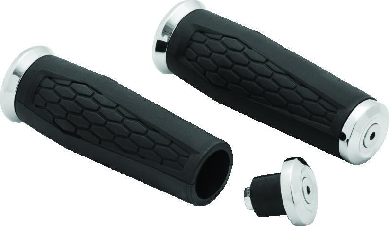 Kuryakyn Hex 鍍鉻握把｜7/8 吋、通用型｜5928