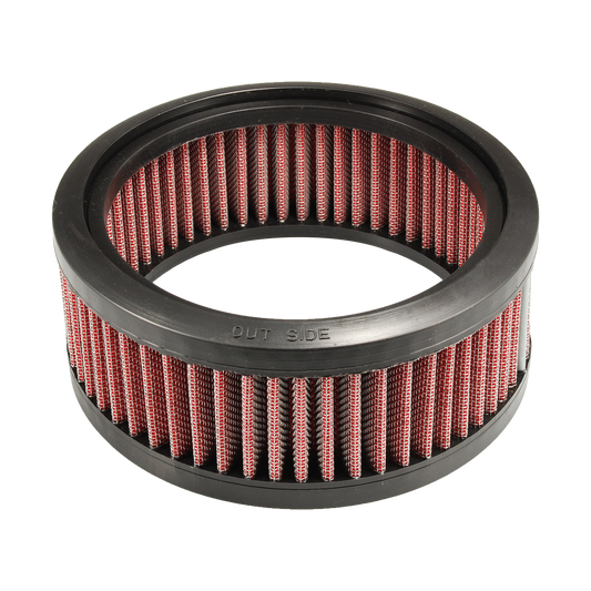 MotoTown High-Flow Reusable 6-1/8 in. Tapered Air Filter for S&S Super E/G
