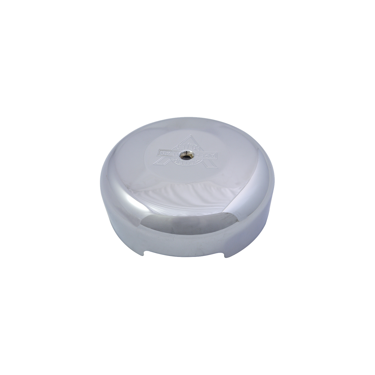 MotoTown 8 in. V-Logo CV Air Cleaner Cover, Center-Screw - Chrome, OEM-Style 29138-91 for 1990-1999 FLT
