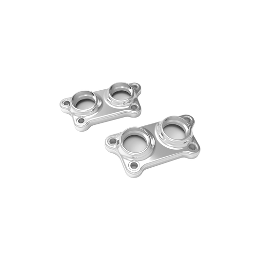 MotoTown Tappet Cover Kit, Chrome for 2004-2020 Sportster XL