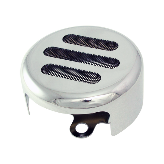 MotoTown Slot Horn Cover, Chrome for 1993-2025 models with side mounted horn