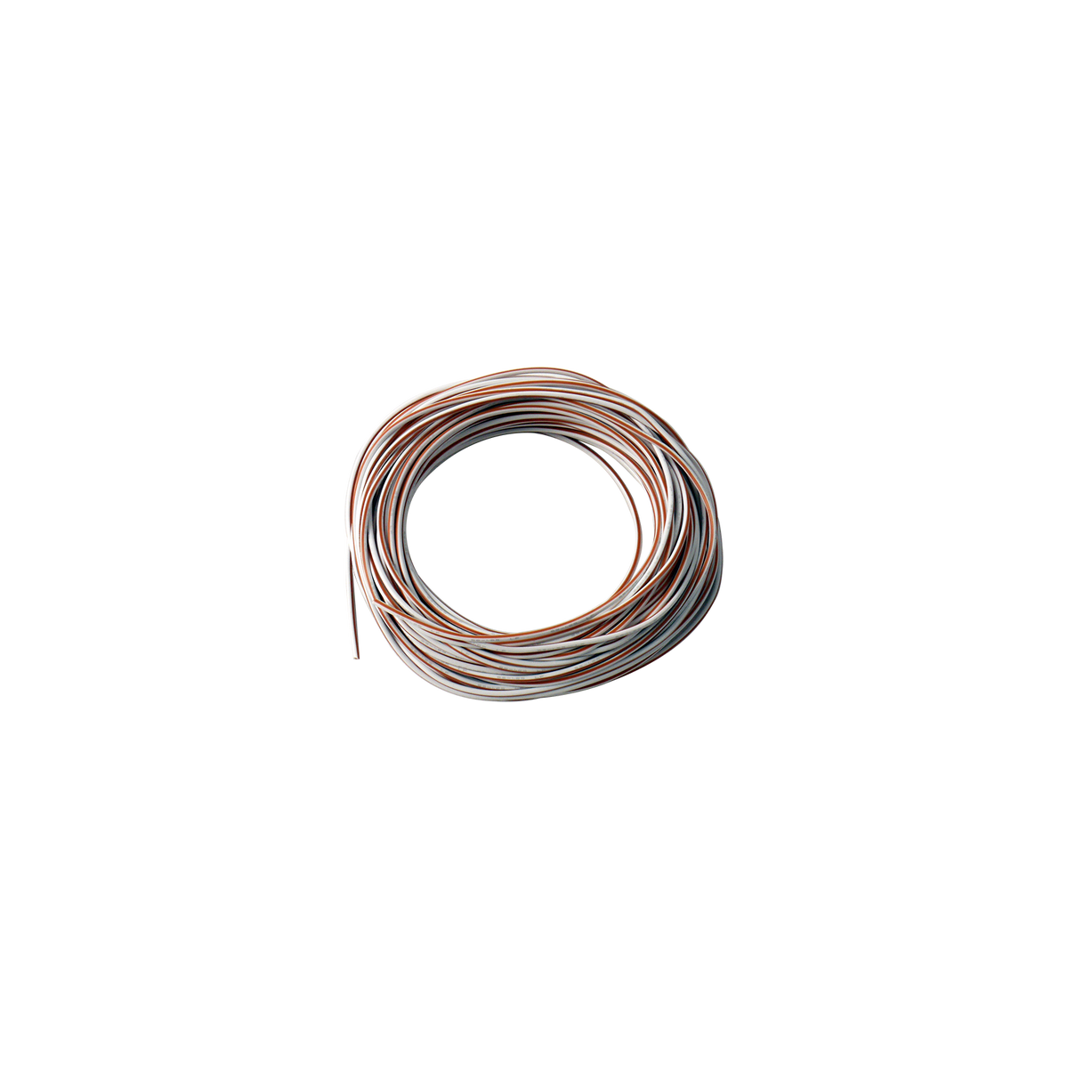 MotoTown 16 AWG Primary Wire, 20 m Roll - White / Brown