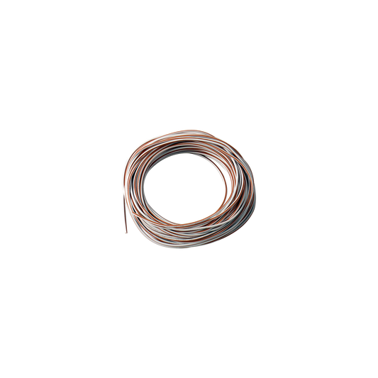 MotoTown 16 AWG Primary Wire, 20 m Roll - White / Brown