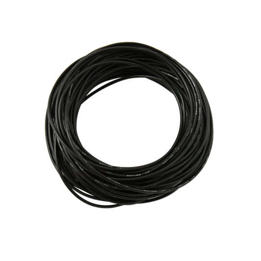 MotoTown 080127 black 16 AWG primary wire roll