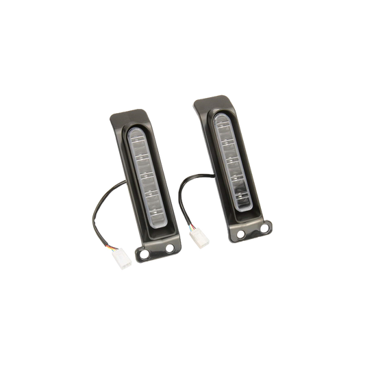 MotoTown Auxiliary Saddlebag LED Lamp Kit - Smoke Lens / Red LED for 2014-Later FLHTCU