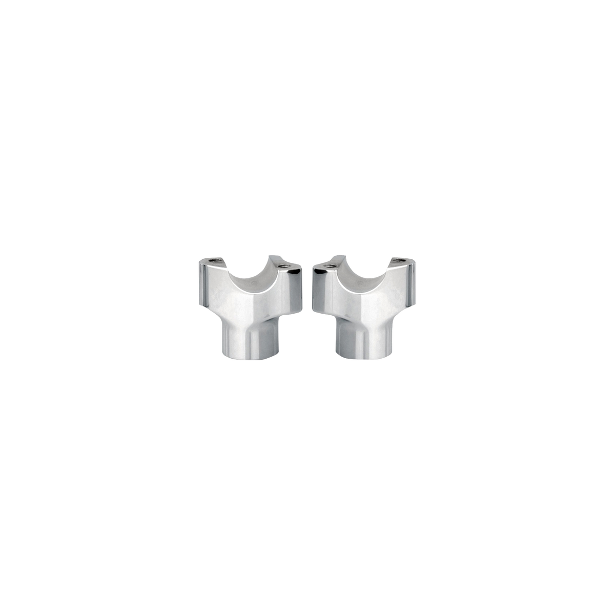 MotoTown Forged Riser Kit, Straight, 2 in., Chrome, 77771=66130