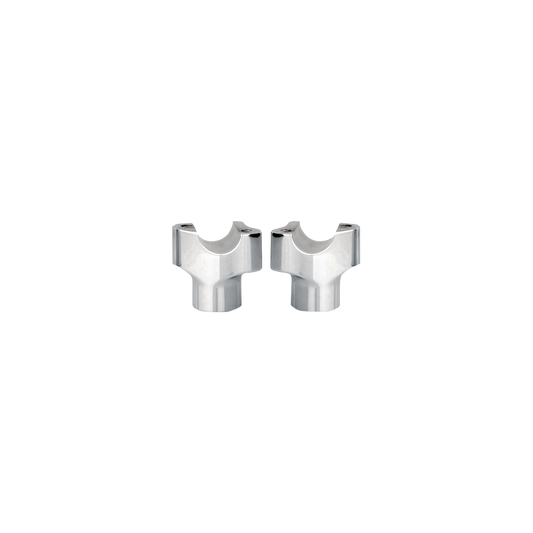 MotoTown Forged Riser Kit, Straight, 2 in., Chrome, 77771=66130