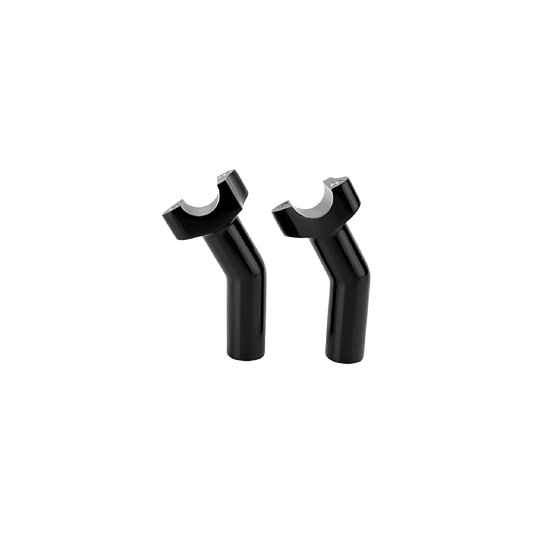 MotoTown Forged Riser, Pullback, 4-1/2 in., Black, 77776B=66131B - Gloss