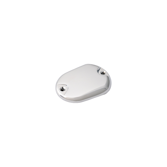 MotoTown Smooth Front Master Cylinder Cover - Chrome for 2004-2006 XLC and 2004-2008 XL1200R / XL883