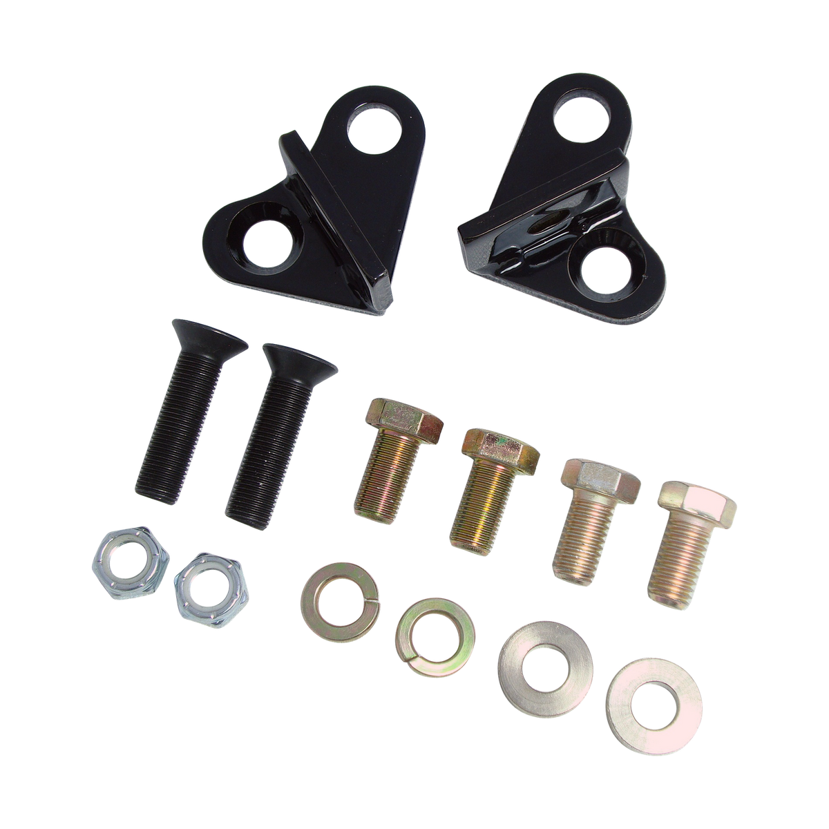 MotoTown Rear Lowering Kit - Black for 1985-1996 FLHT and FLHR