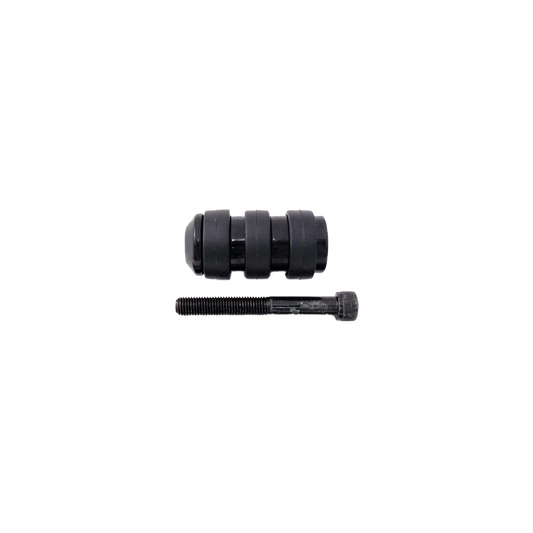 MotoTown Small Iso-Style Rubber Shifter Peg - Black for 1952+ Big Twin and Sportster XL