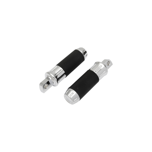 MotoTown Cobra Male-Mount Footpeg Pair - Chrome
