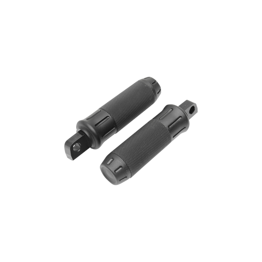 MotoTown Cobra Male-Mount Footpeg Pair - Matte Black