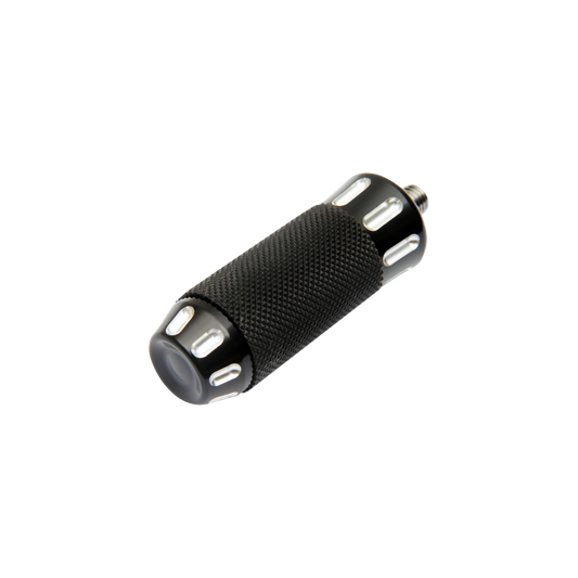 MotoTown Cobra 5/16-24 Shift or Brake Peg - Black / Contrast Machined