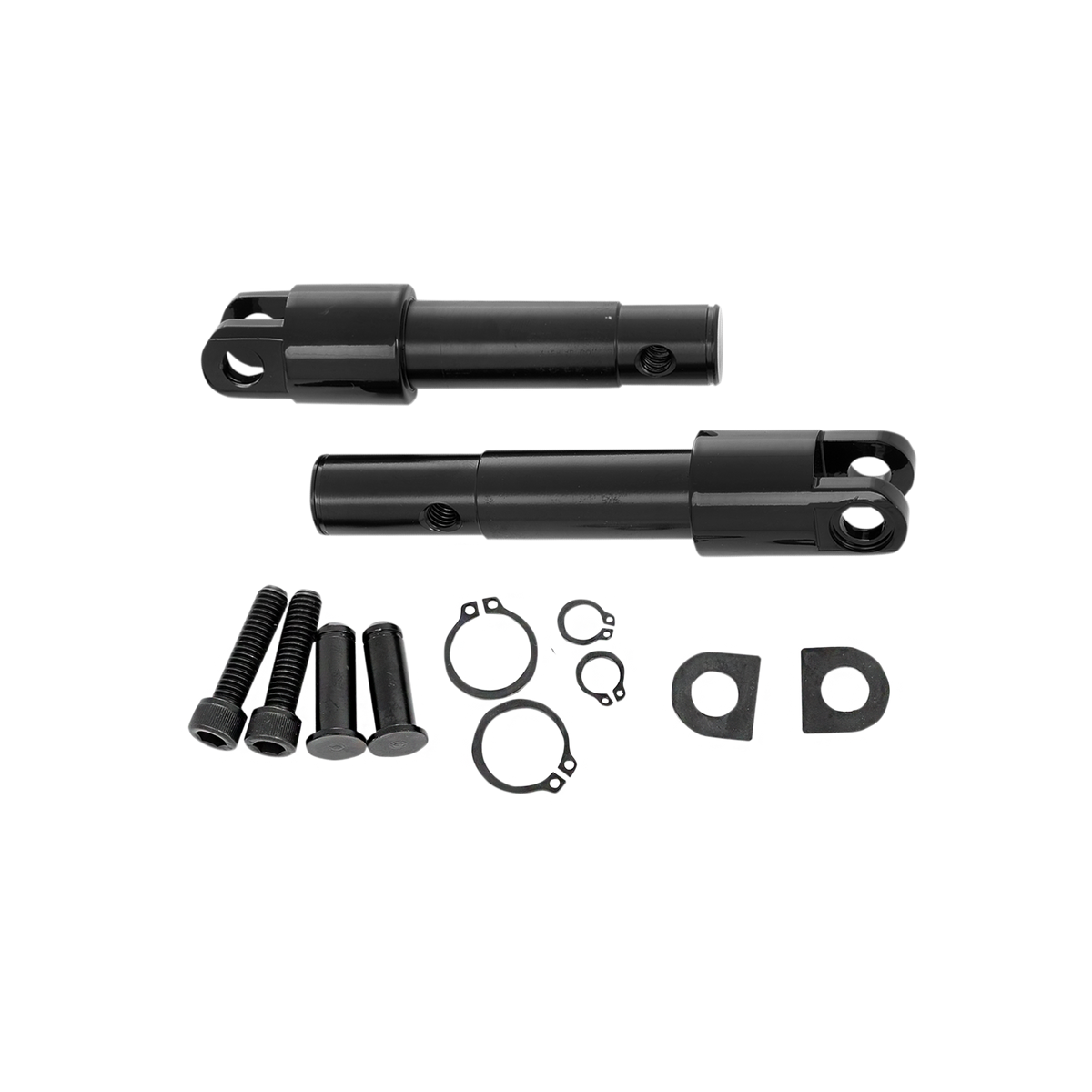 MotoTown Standard-Length Footpeg Forward-Control Conversion Bracket Kit - Black