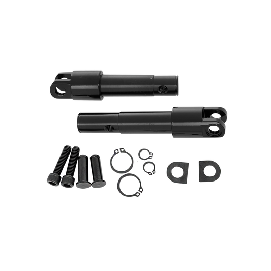 MotoTown Standard-Length Footpeg Forward-Control Conversion Bracket Kit - Black