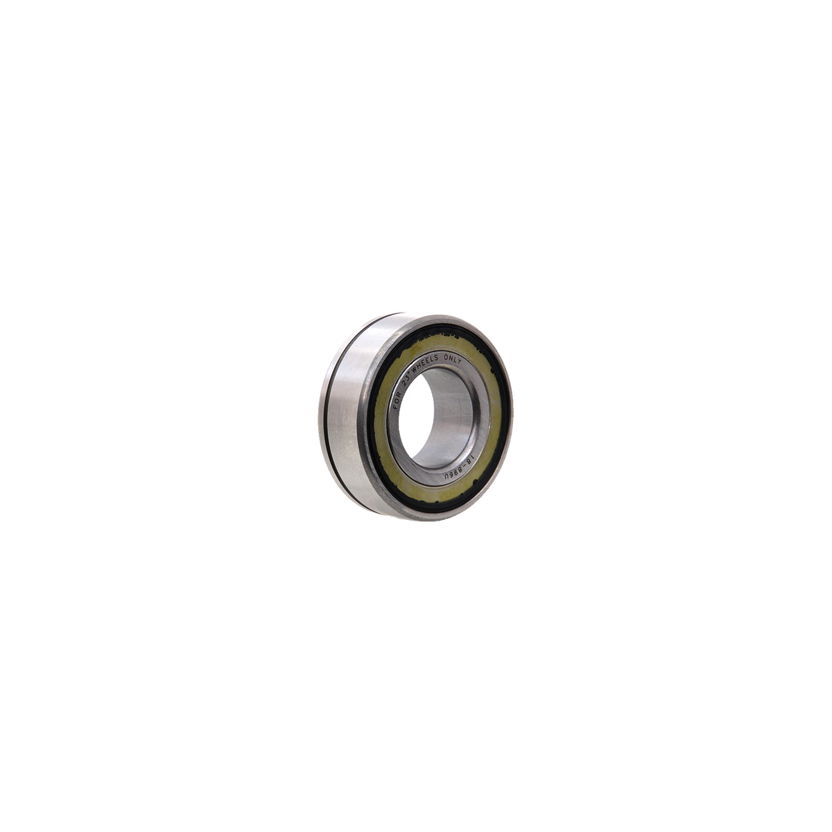 MotoTown 25 x 52 x 15 mm ABS Wheel Bearing for Custom 23 in. Wheel - Black / Silver