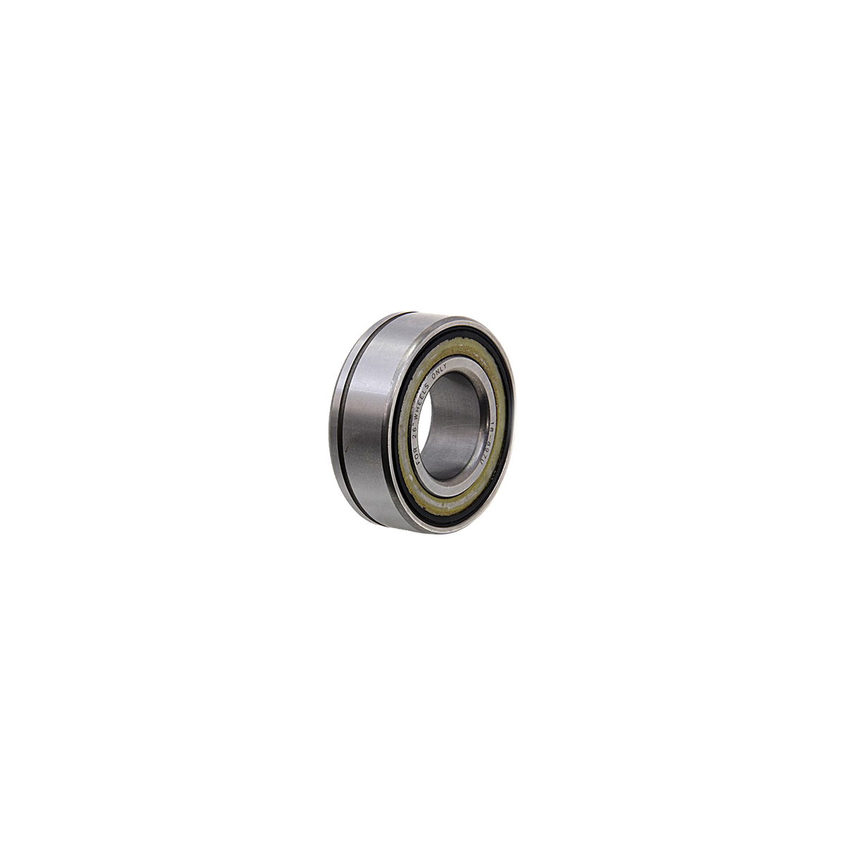 MotoTown 25 x 52 x 15 mm ABS Wheel Bearing for Custom 26 in. Wheel - Black / Silver