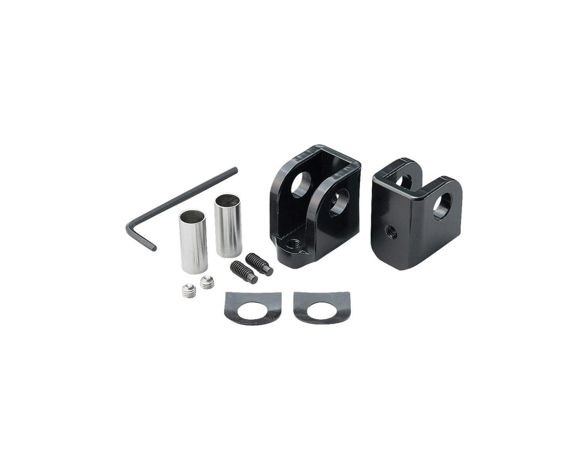 KIJIMA HD-05385 black left and right front-footpeg conversion brackets