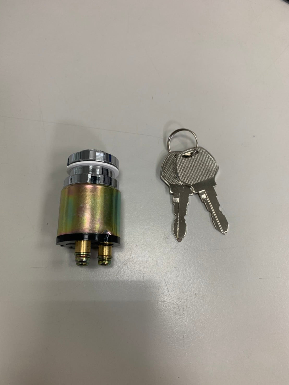 MotoTown chrome round-key ignition switch