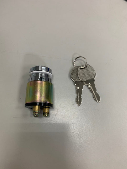 MotoTown chrome round-key ignition switch