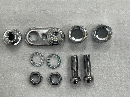 MotoTown chrome turn signal swivel mount kit