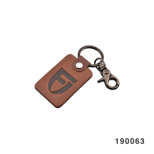 MotoTown dark brown key ring