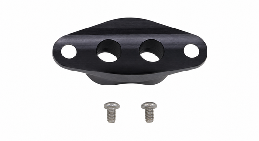 MotoTown black dual-button switch housing bracket kit without switches