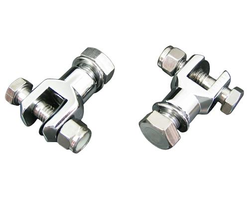 Neofactory chrome footpeg clip kit 1/2-20 000025